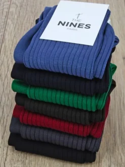 Semainier de 7 paires de chaussettes en fil d'Écosse - Couleurs classiques