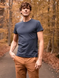 T-shirt technique bleu marine