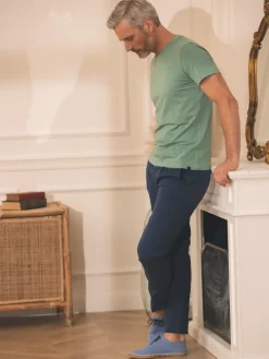 T-shirt technique vert eucalyptus