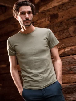 T-shirt technique vert olive
